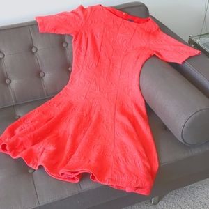 Gabby Skye coral knit dress, size 8